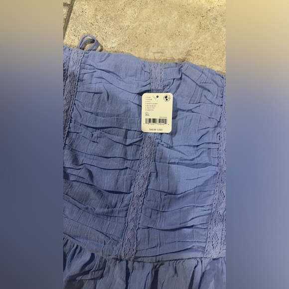 Free People Fun In The Sun Top NWOT Size XL Misty Dawn / C40 - Picture 4 of 5